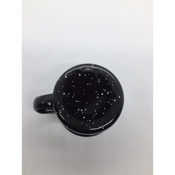Starbucks Rare 50 Years Small Mini Tin Metal Espresso Mug Cup Collectable Black - Picture 3 of 4